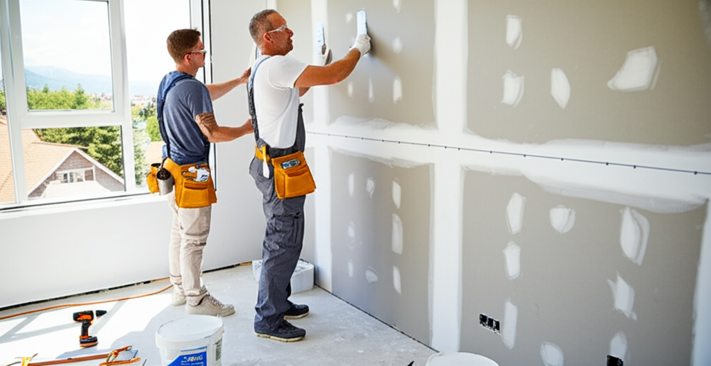 Professional drywall installation